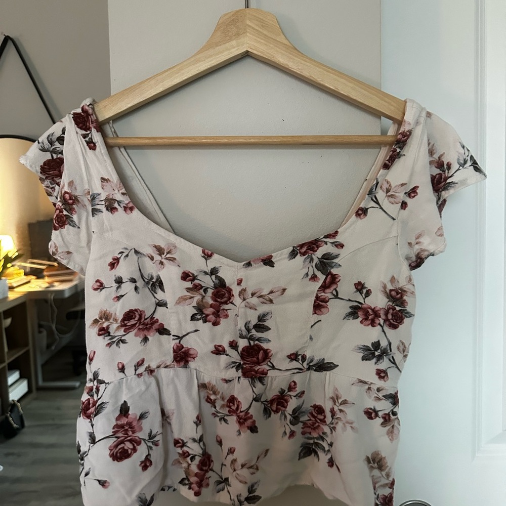 Floral Print Women's Top